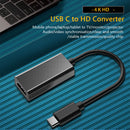 USB Type C DP to HDMI-Compatible Converter Cable 4K USB3.1 10Gbps HDTV Adapter
