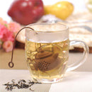 Teapot Shape Tea Strainer Infuser Silicone Leaf Filter Diffuser (Coffee)
