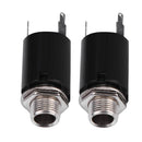2pcs Guitar Spike 6.35mm Jack Input For Electric Guitar Bass Output Parts