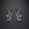 Women Fashion Trendy Jewelry Hook Ear Stud Opal Cat Earrings Drop Dangle