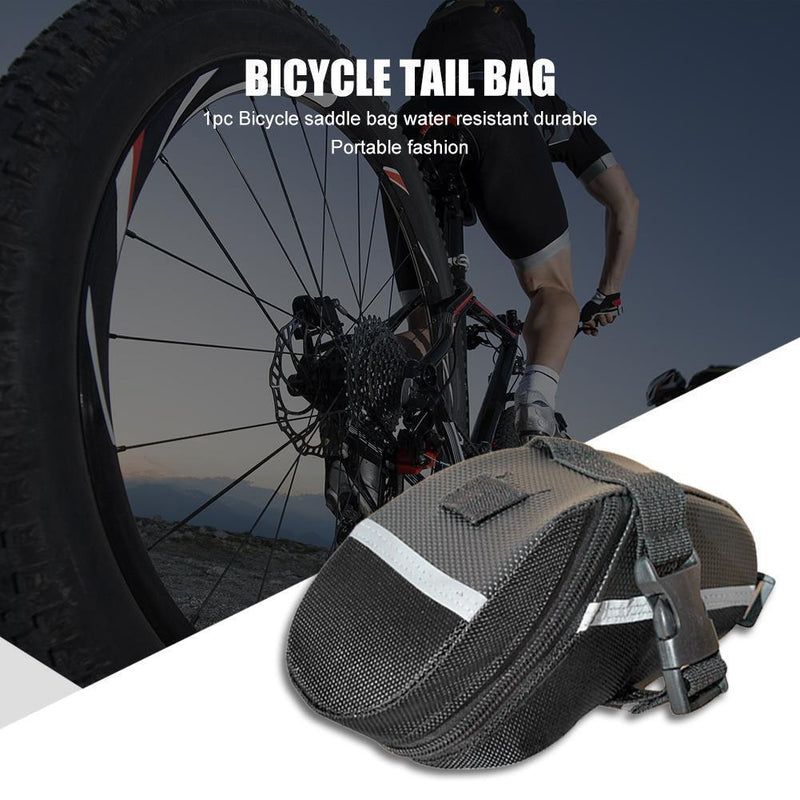 Mountain Bike Phone Case Seat Tail Pouch Seatpost Bags Bicycle Saddle Rear Ba