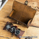 1Pc Watch Roll Display Box Leather Travel Case Wrist Watche Pouch S3G6 T4H4