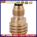 Converts Propane LP TANK POL Service Valve to QCC Outlet Brass Adapter