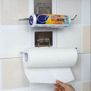 Towel Holder Rack Stainless Kitchen Hanging Toilet Paper Storage (1pc) Newly