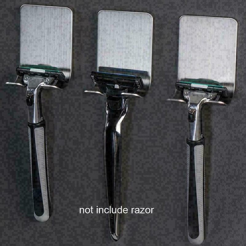 Shaver Shelf Steel Razor Holder Bathroom Razor Rack U4F4 X2H2 Hook O2R2 T4N4