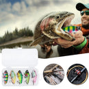 xintiandi Senuelas 5 Pcs Vib Lead Soft Fishing Lures 4.8cm 15G Artificial Bait with W