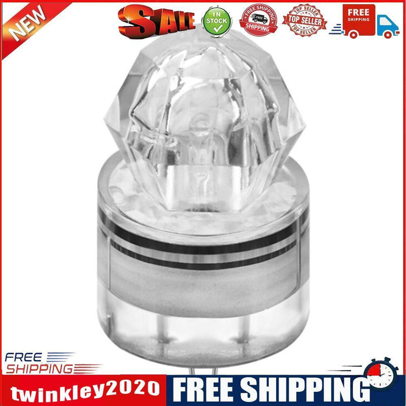 LED Fish Finding Trap Lamp Night Fishing Attracts Lure Bait Lights (White)