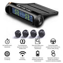 AN-01D Car Solar TPMS Clock Auto Tyre Pressure Monitoring System (External)
