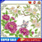 Partial Embroidery Flower Butterfly 14CT Printed Cross Stitch Cotton Kit Decor