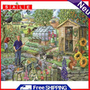 DIY Oil Paint By Number Town Scenery Canvas Artwork Living Room Hand Paint Decor