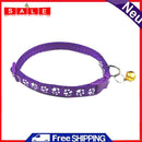 Colorful Cat Necklace Necklace with Bell Adjustable Buckle Dog Accessories Supply