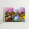 DIY Paint By Number Kit Small Bridge Flowing Water No Frame for Home Decor