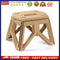 Outdoor Portable Folding Stool Camping Stools for Adults Children (Khaki)