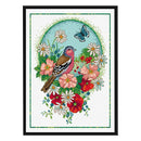 Not Full Embroidery Stamped Cross Stitch DIY Bird Printed on Canvas Kits