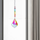Sun Flower Pipa Crystal Pendant for Garden Wedding Chandelier DIY Decorations