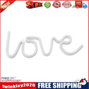 Romantic LOVE Letters LED Night Light USB Charging Home Decor Neon Lamp