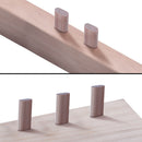 50pcs Woodworking Square Balsa Wood Stick Unfinished Wooden Dowel Rods Block