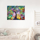 Tree of Life, Oil Color by Numbers, Frameless Drawing Picture, Wall Decoration