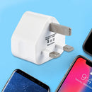UK Plug Adapter Travel Wall Charger Smartphones Charging Accessories for Tablets