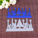 Christmas Carnival Cutting Dies Stencils Scrapbook Embossing DIY Craft Card