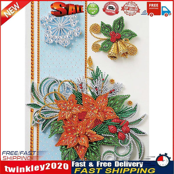5D DIY Part Special Drill Diamond Painting Kit Christmas 12 Colors (KA257) Newly