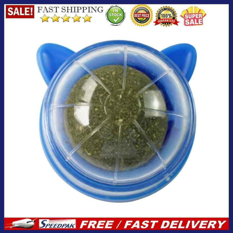 Catnip Ball Pets Cat Toys Rotatable Licking Balls Kitten Teeth Chewing Clea