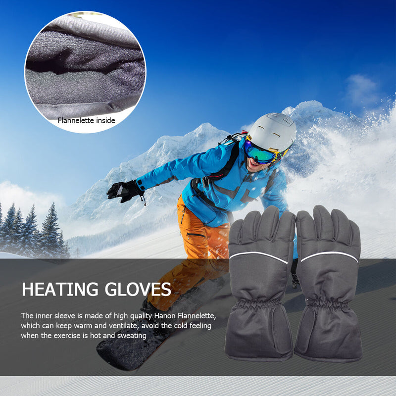 Heated Gloves, Winter Warming Hand Warmers Waterproof Thermal Heating Gloves