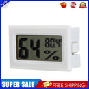 Mini Digital LCD Temperature Humidity Meter Thermometer (White Fahrenheit)