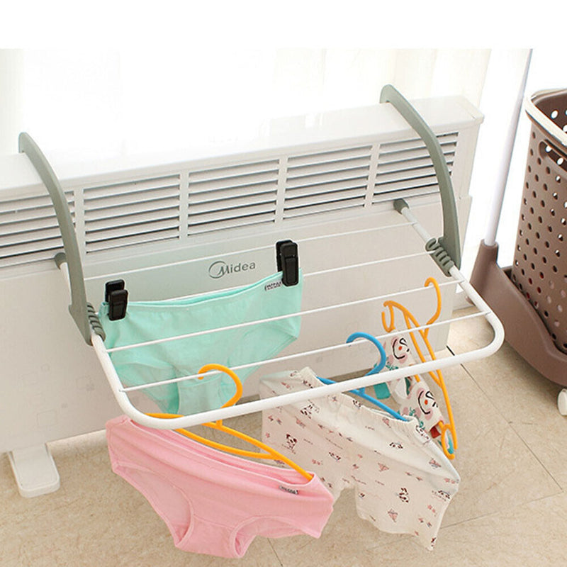 Clothes Rack Flip Towel Indoor Outdoor Balcony Socks Hanging Holder