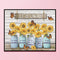 Full Cross Stitch 11CT Cotton Thread DIY Letter Flower Printed Embroidery K