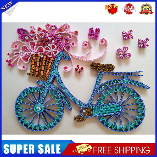 DIY 5D Paper Painting Bike Part Special Shape Diamond Mosaic Painting Kit