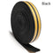 Weather Strips Soundproof Rubber Window Door Draught Excluder Foam Seal Strip