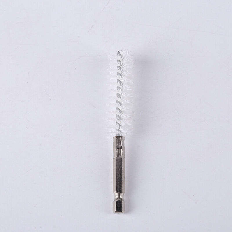 2pcs/Set Universal Impact Drivers Pipe Cleaning Nylon Brushes w/ Hex Shank Newly