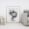 Oil Paint by Numbers Smog Girl Canvas Artwork Living Room Picture Art Decoration