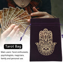 Velvet Tarots Card Storage Bag Drawstring Jewelry Dice Bag Pockets for Fami