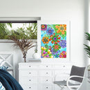 Colorful Flower Oil Paint By Numbers Kit DIY Acrylic Painting on Canvas Crafts