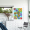 Colorful Flower Oil Paint By Numbers Kit DIY Acrylic Painting on Canvas Crafts