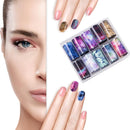 Holographic Nail Art Transfer Stickers Paper Starry Sky Nail Stickers Decorat