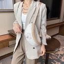 Women Retro Soft Warm Plush Handbags Autumn Winter Fluffy All-Match Phone Bags