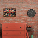 Retro Motorcycle Iron Painting Square Metal Sign Plaque Wall Posters Decor