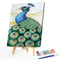 40x50cm Peacock Frameless Picture Oil Paint By Numbers Hand Painted Home Decor