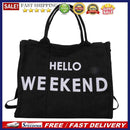 Women Canvas Shoulder Bag Large Capacity Letter Crossbody Messenger Handbags