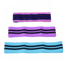 3pcs Yoga Exercise Workout Prey Leg Loop Non-Slip Design Squat Band Hip
