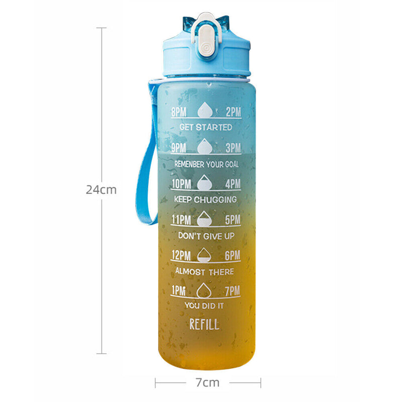 #A 900ml Portable Frosted Water Bottle Outdoor Sport Travel Drinking Bottles Ket