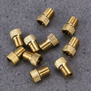 2pcs Presta to Schrader Bike Valve Adapters Bicycle Pump Gas Nozzle Tube To