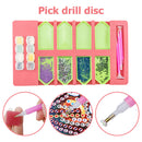 1 Set Multi-Boat Diamond Painting Tray Beading Point Drill Pen Organizer Box