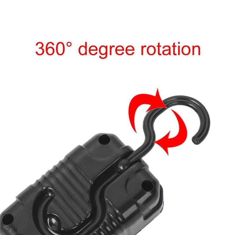 AC 220V Handheld Magnetic LED Car Inspection Lamp Work Light Torch w/ Hook