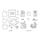 Snail Mushroom Envelope Silicone Clear Seal Stamps for Photo Album Decoration