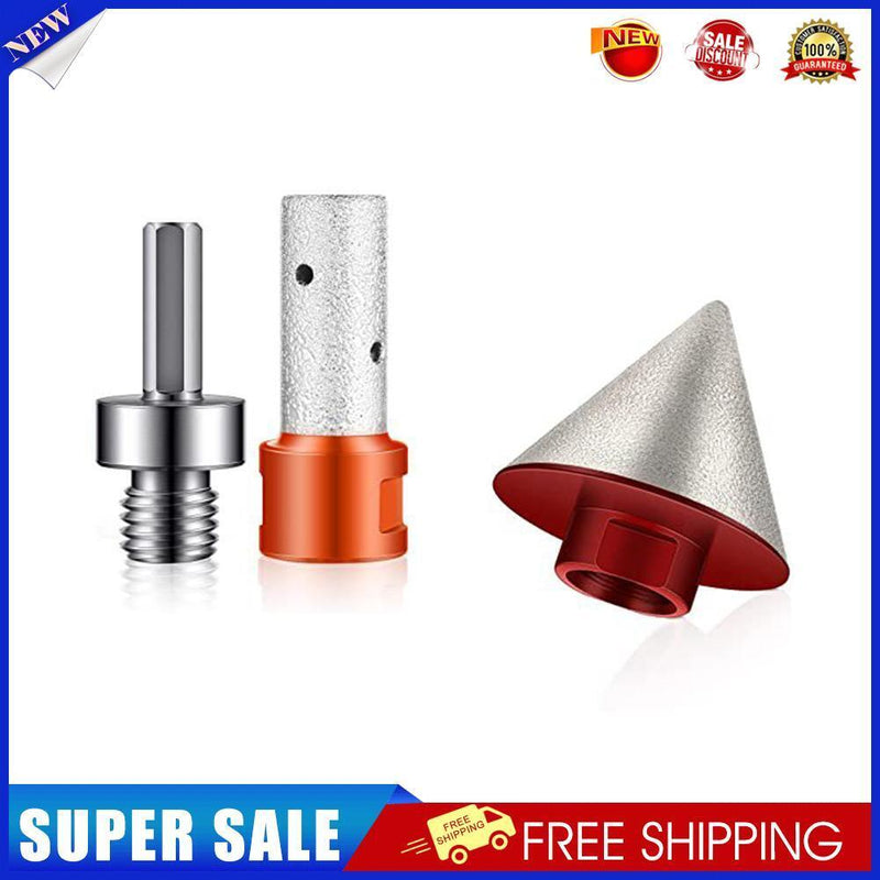 Brazed Diamond Head Drill Bits Stone Grinder Milling Cutter for Ceramic