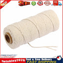 Cotton Rope Beige DIY Twisted Cord Crafts Wedding Home Decor (C3mm X 200m) Newly